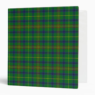 Scottish Clan Holmes Tartan Plaid Binder