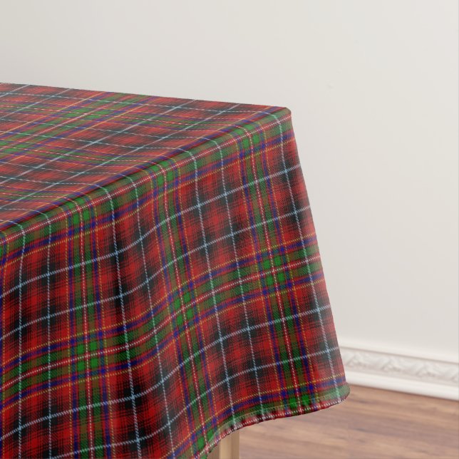 Scottish Clan Innes Tartan Tablecloth (In Situ)