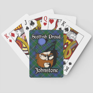 Scottish Clan Johnstone Johnston Tartan Deck Playing Cards