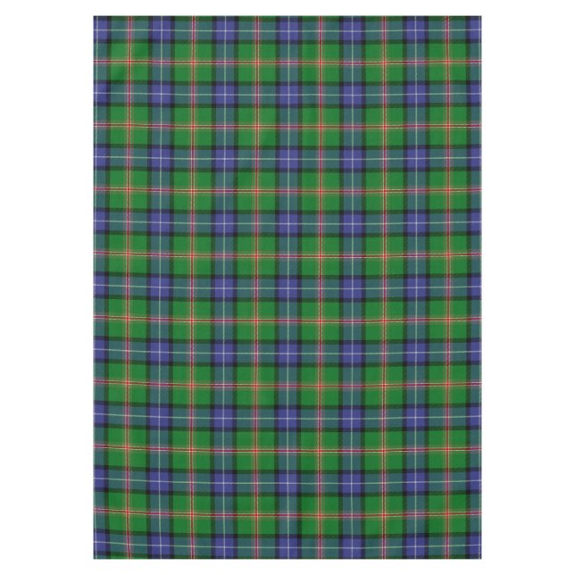 Scottish Clan Jones Tartan Plaid Tablecloth (Front)