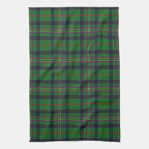 Scottish Clan Kennedy Tartan Plaid Kitchen Towel