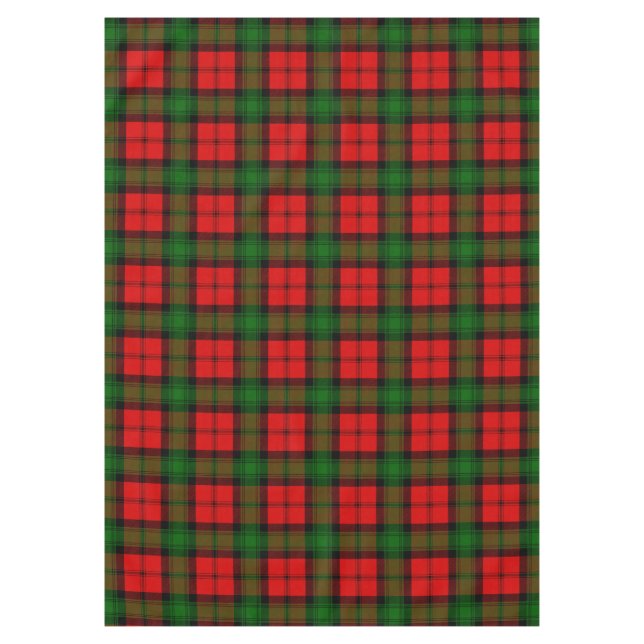 Scottish Clan Kerr Tartan Plaid Tablecloth (Front)