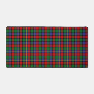 Scottish Clan Kilgore Tartan Plaid Desk Mat