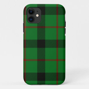 Scottish Clan Kincaid Tartan Plaid iPhone 11 Case