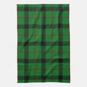 Scottish Clan Kincaid Tartan Plaid Kitchen Towel