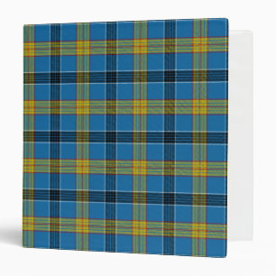 Scottish Clan Laing Tartan Plaid Binder