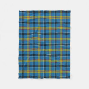 Scottish Clan Laing Tartan Plaid Fleece Blanket