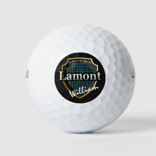 Scottish Clan Lamont Personalize Your Name Golf Balls