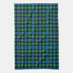 Scottish Clan Lamont Tartan Plaid Kitchen Towel