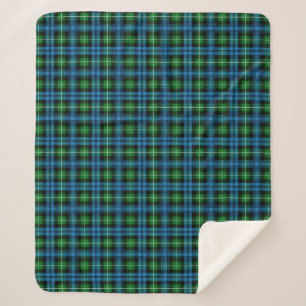 Scottish Clan Lamont Tartan Plaid Sherpa Blanket