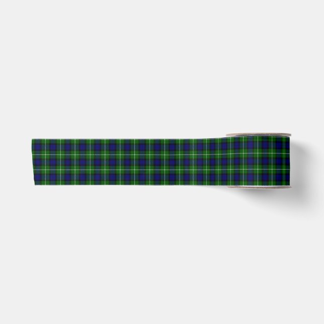 Scottish Clan Lamont Tartan Satin Ribbon (Front)