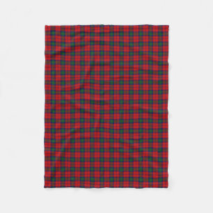 Scottish Clan Lindsay Lindsey Classic Tartan Fleece Blanket