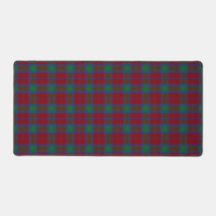 Scottish Clan Lindsay Tartan Plaid Desk Mat