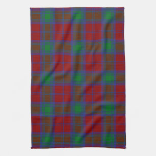 Scottish Clan Lindsay Tartan Plaid Kitchen Towel