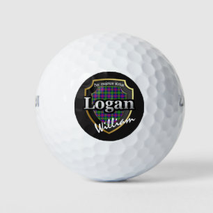 Scottish Clan Logan Personalize Your Name Golf Balls