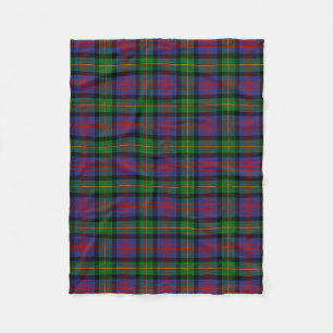 Scottish Clan Logan Tartan Plaid Fleece Blanket