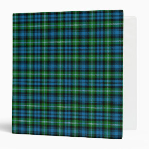 Scottish Clan Lyon Tartan Plaid Binder