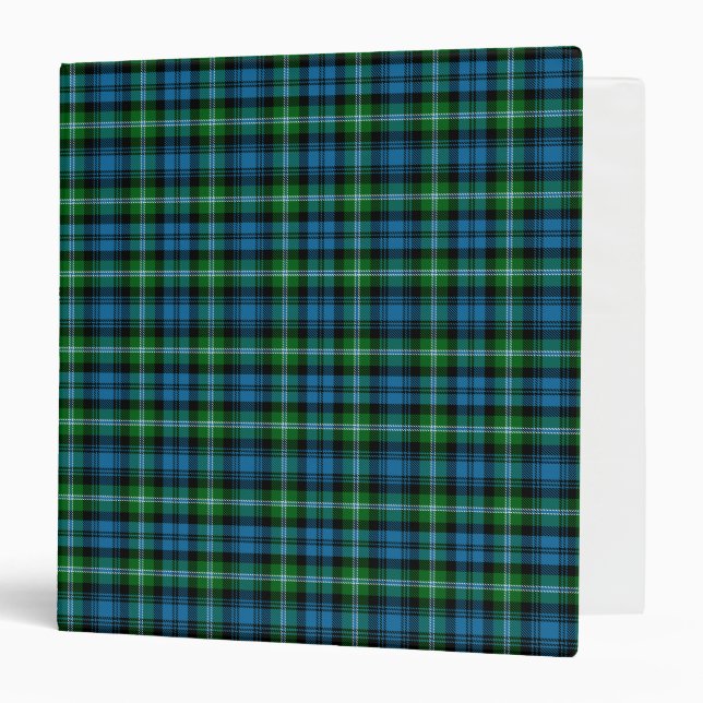 Scottish Clan Lyon Tartan Plaid Binder (Front/Inside)