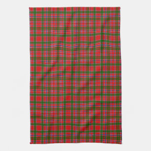 Scottish Clan MacAlister Tartan Plaid Kitchen Towel