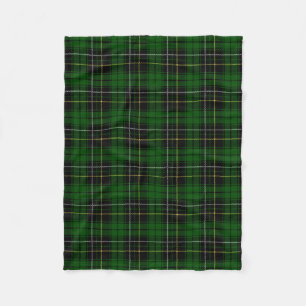 Scottish Clan MacAlpine Tartan Plaid Fleece Blanket