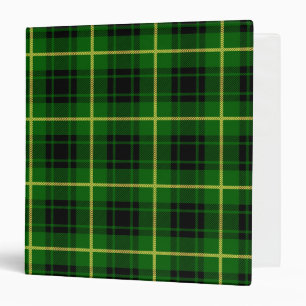 Scottish Clan MacArthur Tartan Plaid Binder