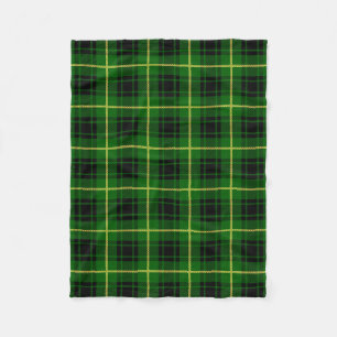 Scottish Clan MacArthur Tartan Plaid Fleece Blanket