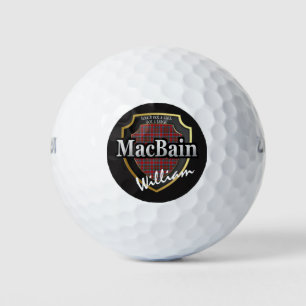 Scottish Clan MacBain Personalize Your Name Golf Balls