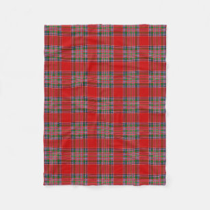 Scottish Clan MacBean Tartan Plaid Fleece Blanket
