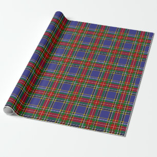 Scottish Clan MacBeth Tartan Plaid Wrapping Paper
