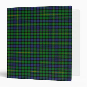 Scottish Clan MacBride Tartan Plaid Binder