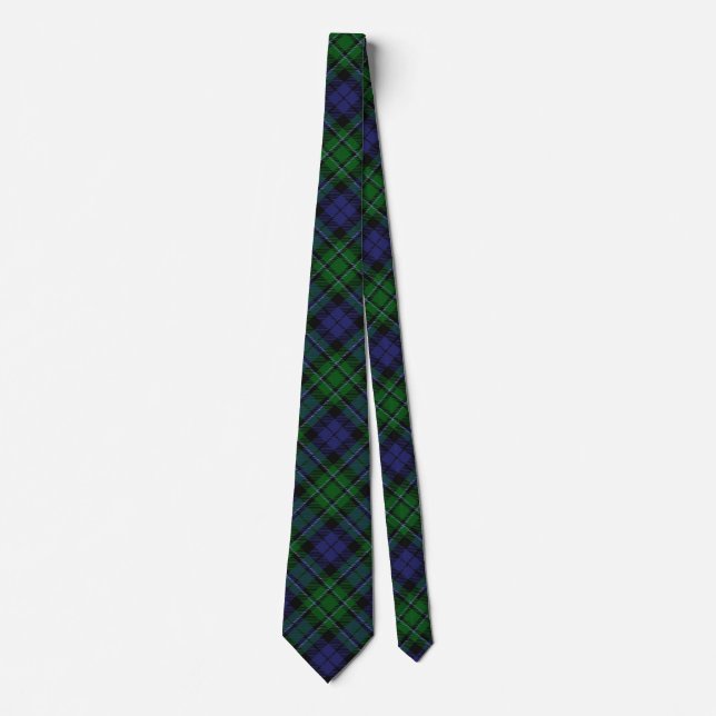 Scottish Clan MacCallum Classic Tartan Tie (Front)