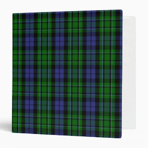 Scottish Clan MacCallum Tartan Plaid Binder