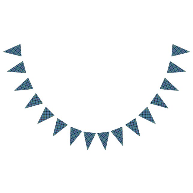 Scottish Clan MacCrimmon Tartan Bunting Flags (All)