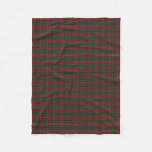Scottish Clan MacCulloch McCullough Classic Tartan Fleece Blanket