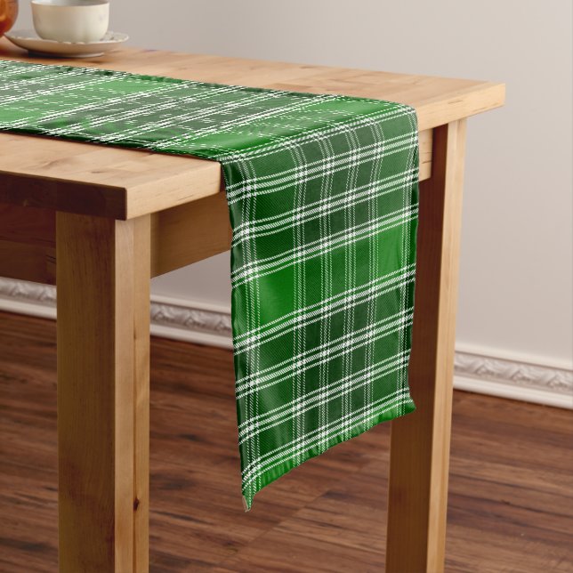 Scottish Clan MacDonald of Isles Ancient Tartan Long Table Runner (In Situ)