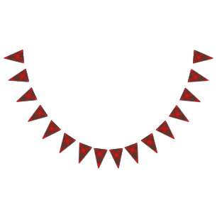 Scottish Clan MacDougall Tartan Bunting Flags