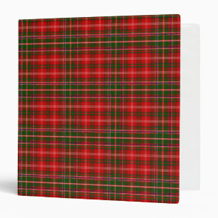 Scottish Clan MacDougall Tartan Plaid Binder