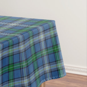 Scottish Clan MacDowall McDowell Tartan Tablecloth
