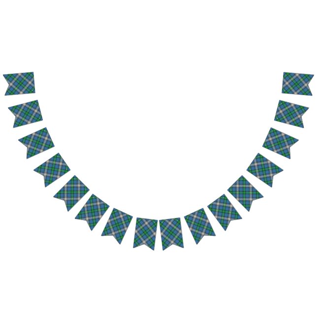 Scottish Clan MacDowall Tartan Bunting Flags (All)