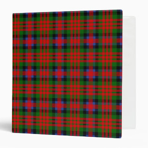 Scottish Clan MacDuff Tartan Plaid Binder