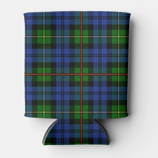 Scottish Clan MacEwan Tartan Plaid Can Cooler (Front)