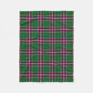 Scottish Clan MacFarlane Hunting Tartan Plaid Fleece Blanket