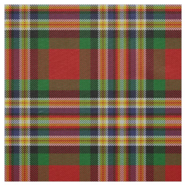 Scottish Clan MacGill Tartan Plaid Fabric (Swatch)