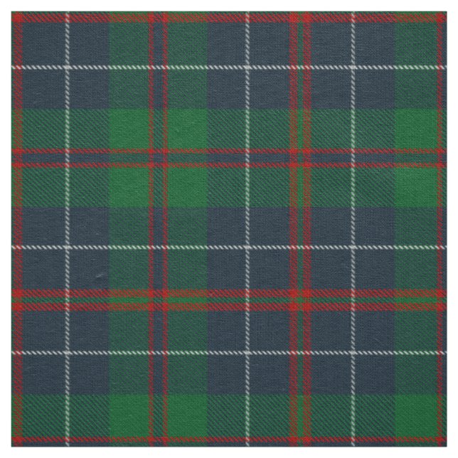 Scottish Clan MacHardy Tartan Plaid Fabric (Swatch)
