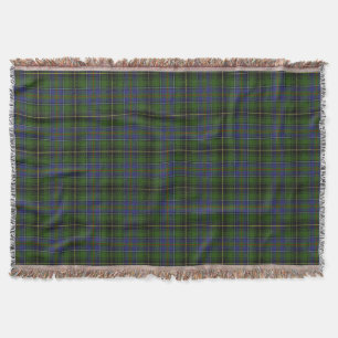 Scottish Clan MacInnes Tartan Throw Blanket