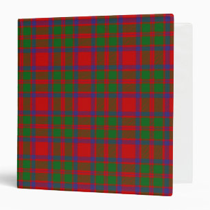 Scottish Clan MacIntosh Tartan Plaid Binder