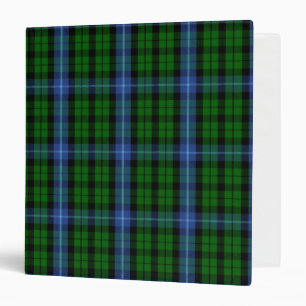 Scottish Clan MacIntyre Tartan Plaid Binder