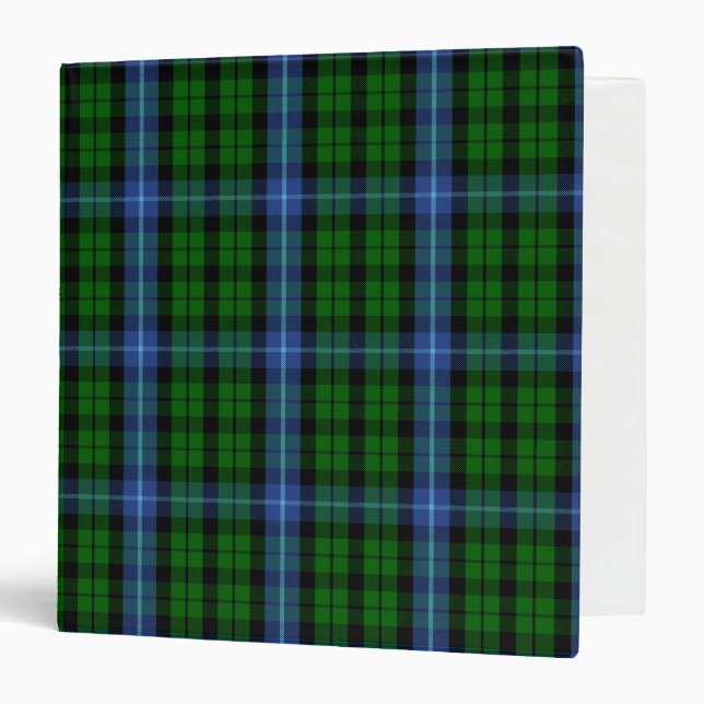 Scottish Clan MacIntyre Tartan Plaid Binder (Front/Inside)