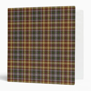 Scottish Clan MacKay of Strathnaver Tartan Plaid Binder