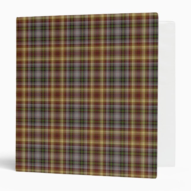 Scottish Clan MacKay of Strathnaver Tartan Plaid Binder (Front/Inside)